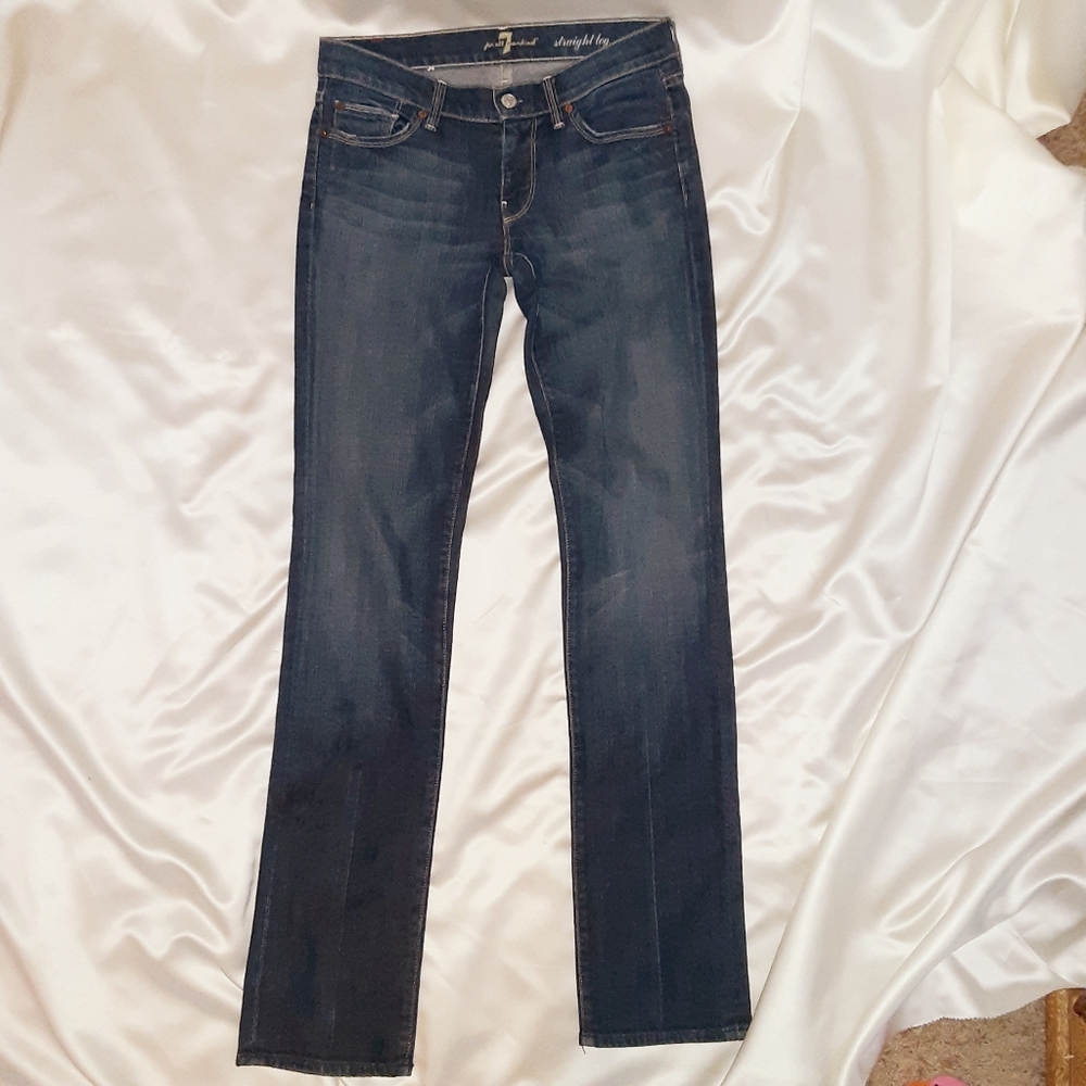 7 for all Mankind Straight Leg Jeans 27
